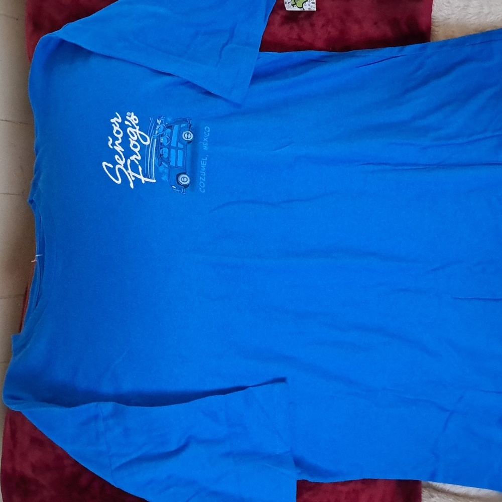 Mens size 2x senior frogs tee